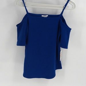 NWT Bar Osaka Cobalt Blue Cami Cold Should…